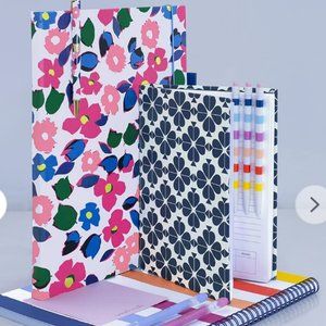 kate spade Daily To-Do Planner, Navy Spade Flower nwt